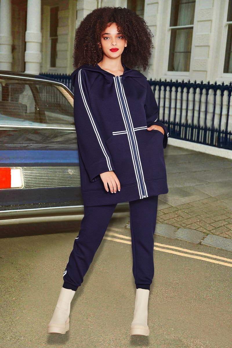 KEEPING TRACK PANT
								, 			UP FRONT + PERSONAL JACKET