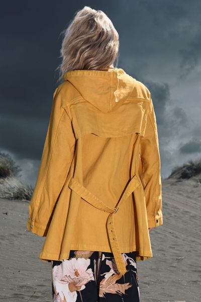 									DENIM BREAK JACKET
								, 			GET EVEN PANT
			