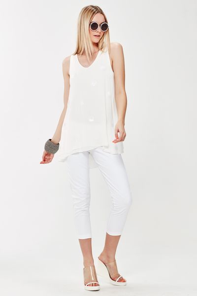 WE ARE DOT AMUSED TOP
								, 			LEG RYAN PANT