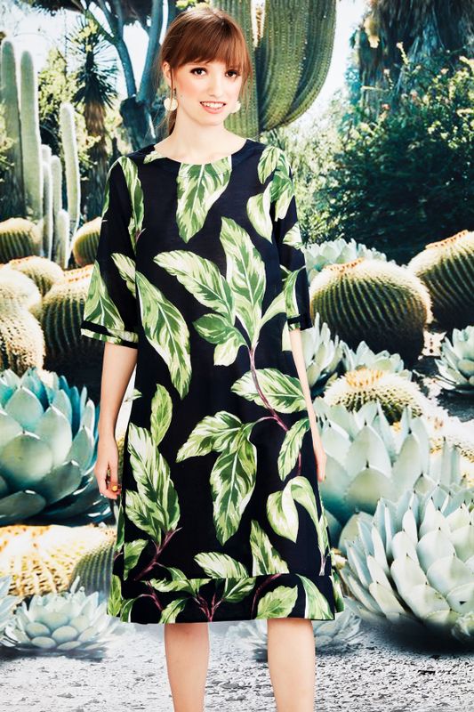 FACE THE TUNIC DRESS