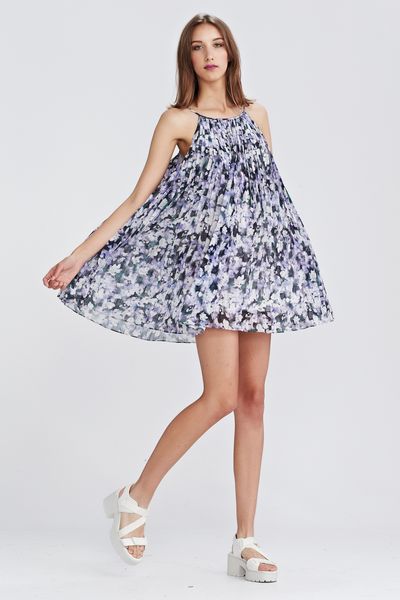 FLORA AND FAUNA 'PLEATS AND LIARS' DRESS