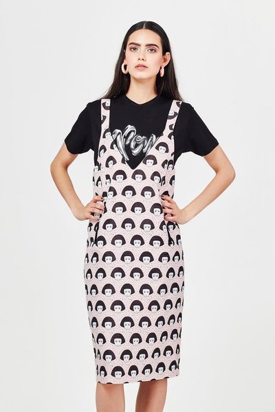 FACE TIME 'IVE GOT A BLUSH ON YOU' DRESS
								, 			T.N.TEE 'POW' TOP