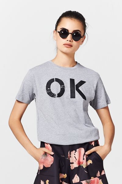 PLEASE ME, TEE'S ME 'A OK' TSHIRT
								, 			FLORAL FANTASY 'FLIRTY DANCING' SHORTS