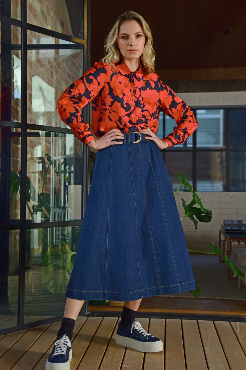 WILD THING SHIRT
								, 			SAY IT WITH FLARE SKIRT