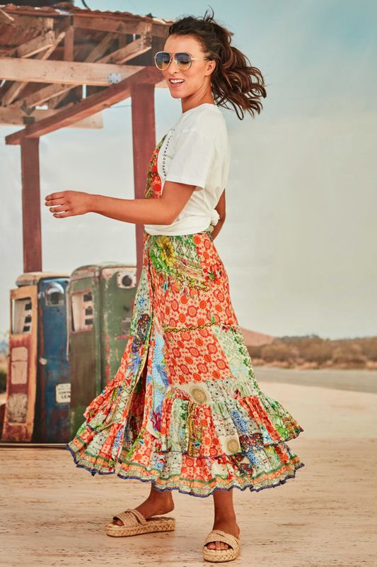 THROUGH THE LOOKING GLASS T-SHIRT
								, 			FRILL ME ON SKIRT