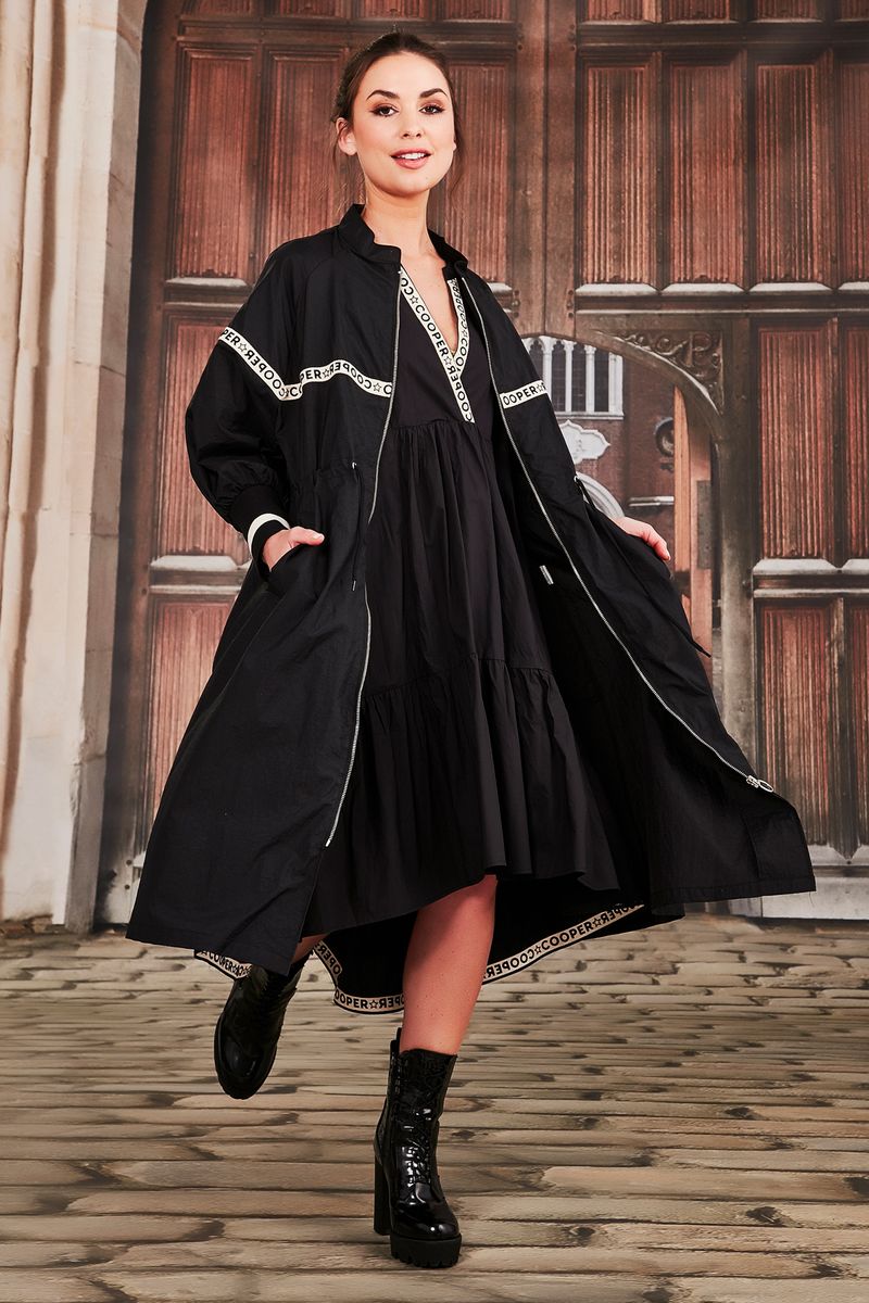 STEALING THUNDER JACKET
								, 			DON'T CROSS ME DRESS