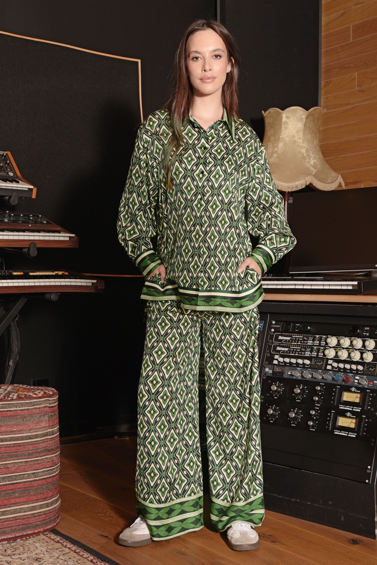 SEVILLE STROLLS PANT
								, 			LET THE SUN SHINE SHIRT