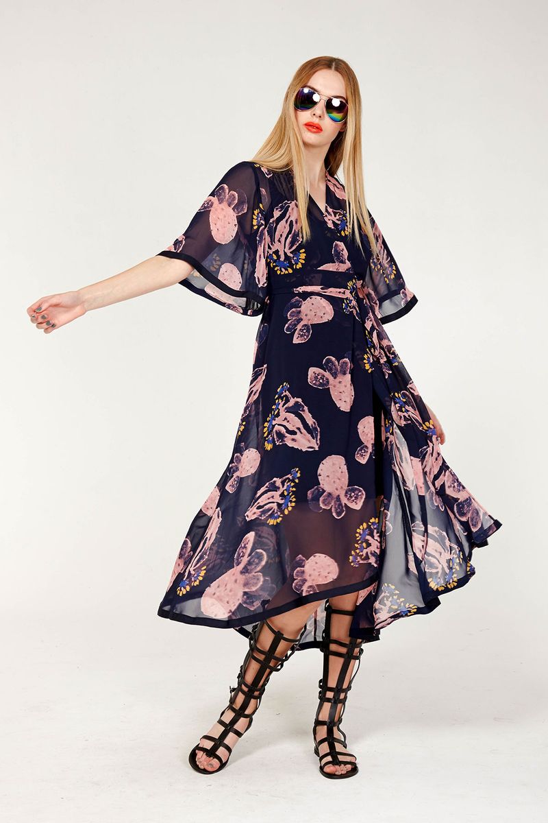 MIRAGE ET TOI 'THAT'S A WRAP' DRESS
