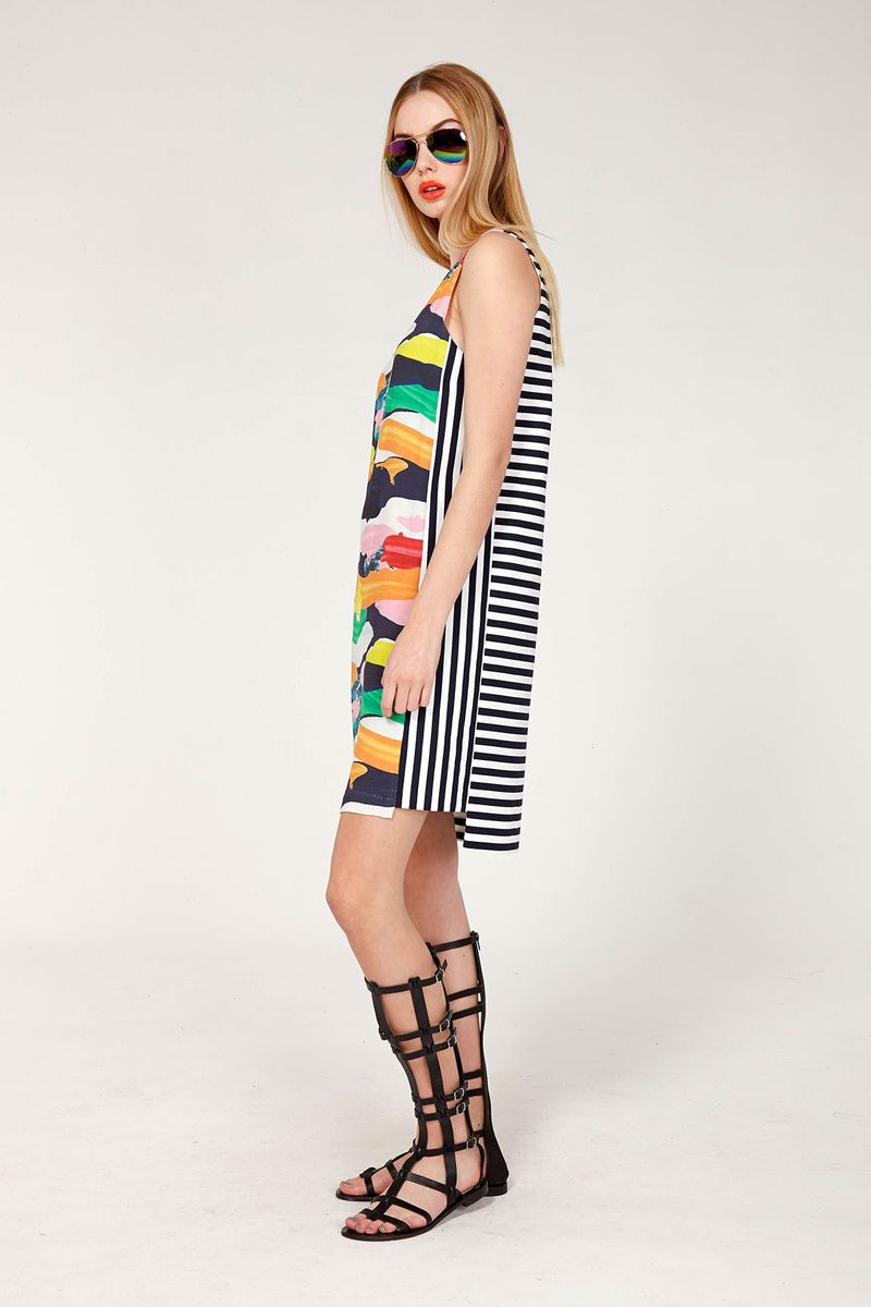 TECHNICOLOUR SUMMER 'HEY STRIPEY' DRESS