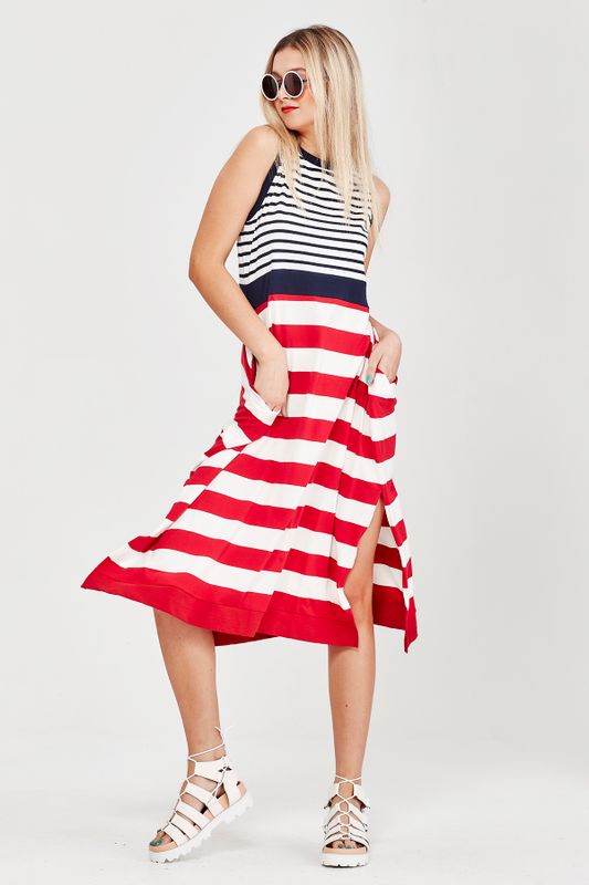 CROSS THE LINE DRESS