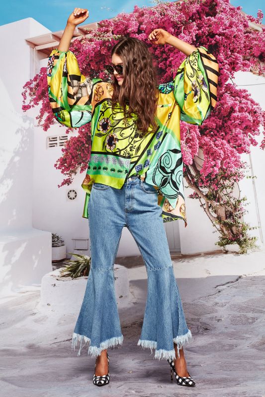 GREEN SLEEVES SHIRT
								, 			PLEAD GUILTY SUNGLASSES
								, 			TENDER LOVING FLARE JEANS