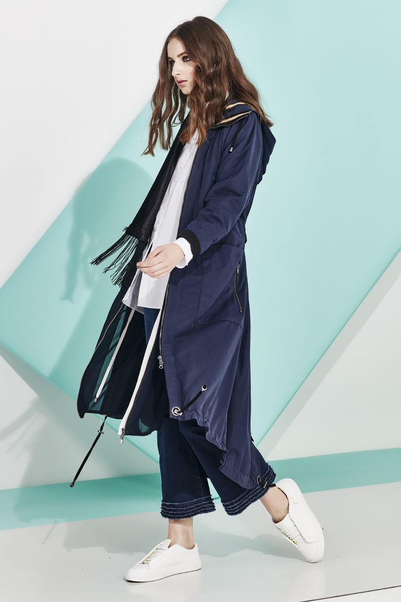 									DUFFLE DUTCH COAT
								, 			TRUTH OR FLARE SHIRT
								, 			SEW PSYCHED JEANS
			