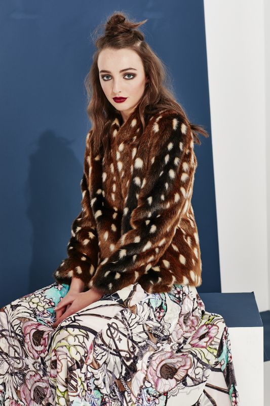 MOD-ERN GIRL JACKET
								, 			PETAL PUSHERS SKIRT