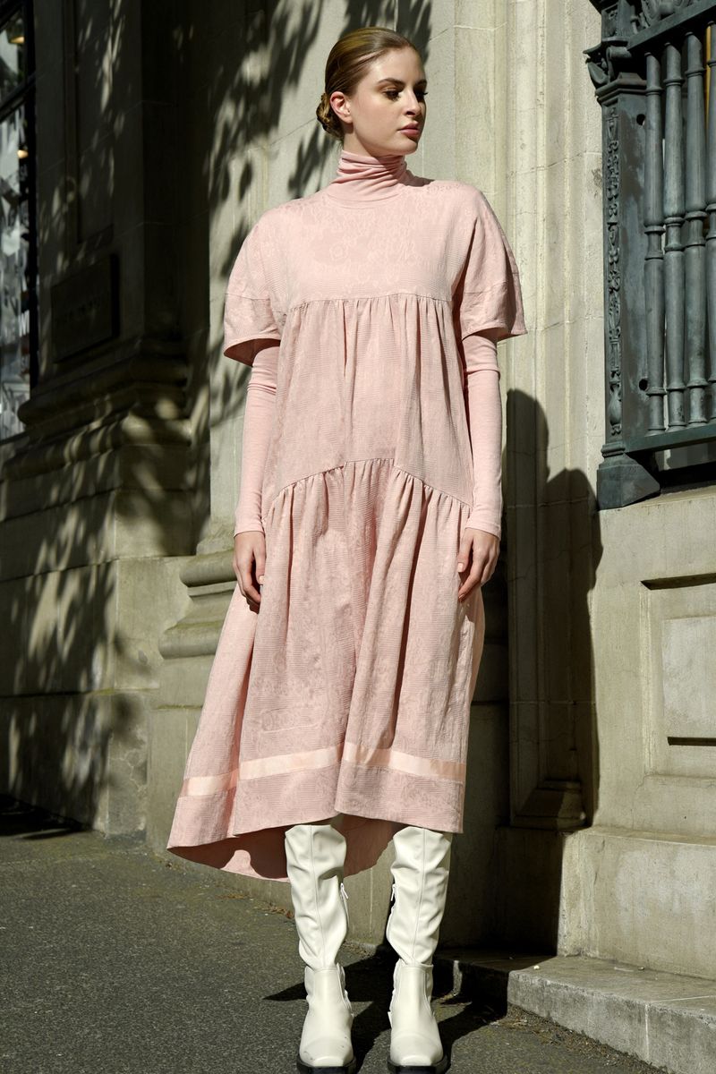 ALL TIER ROUND DRESS
								, 			HOLY HECK POLO TOP