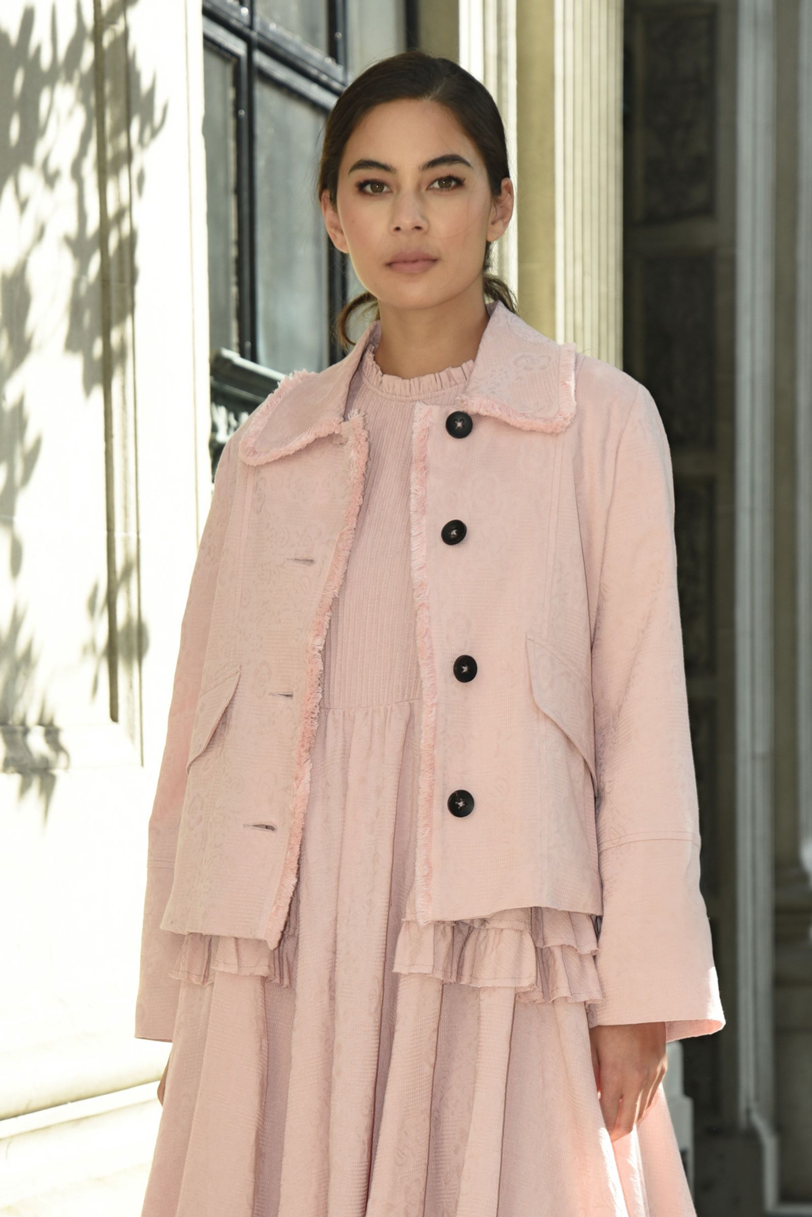 COM-PLEATLY IN LOVE JACKET
								, 			I FRILL SURVIVE DRESS