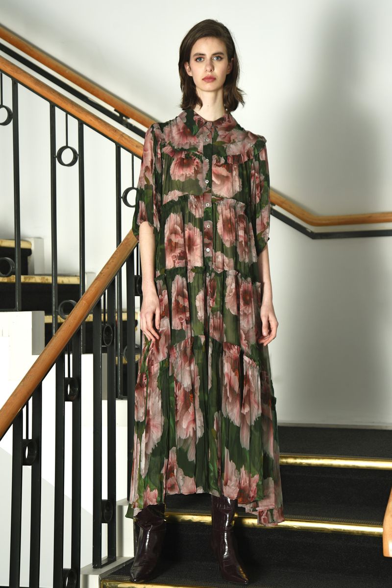 TIER COMES TROUBLE DRESS