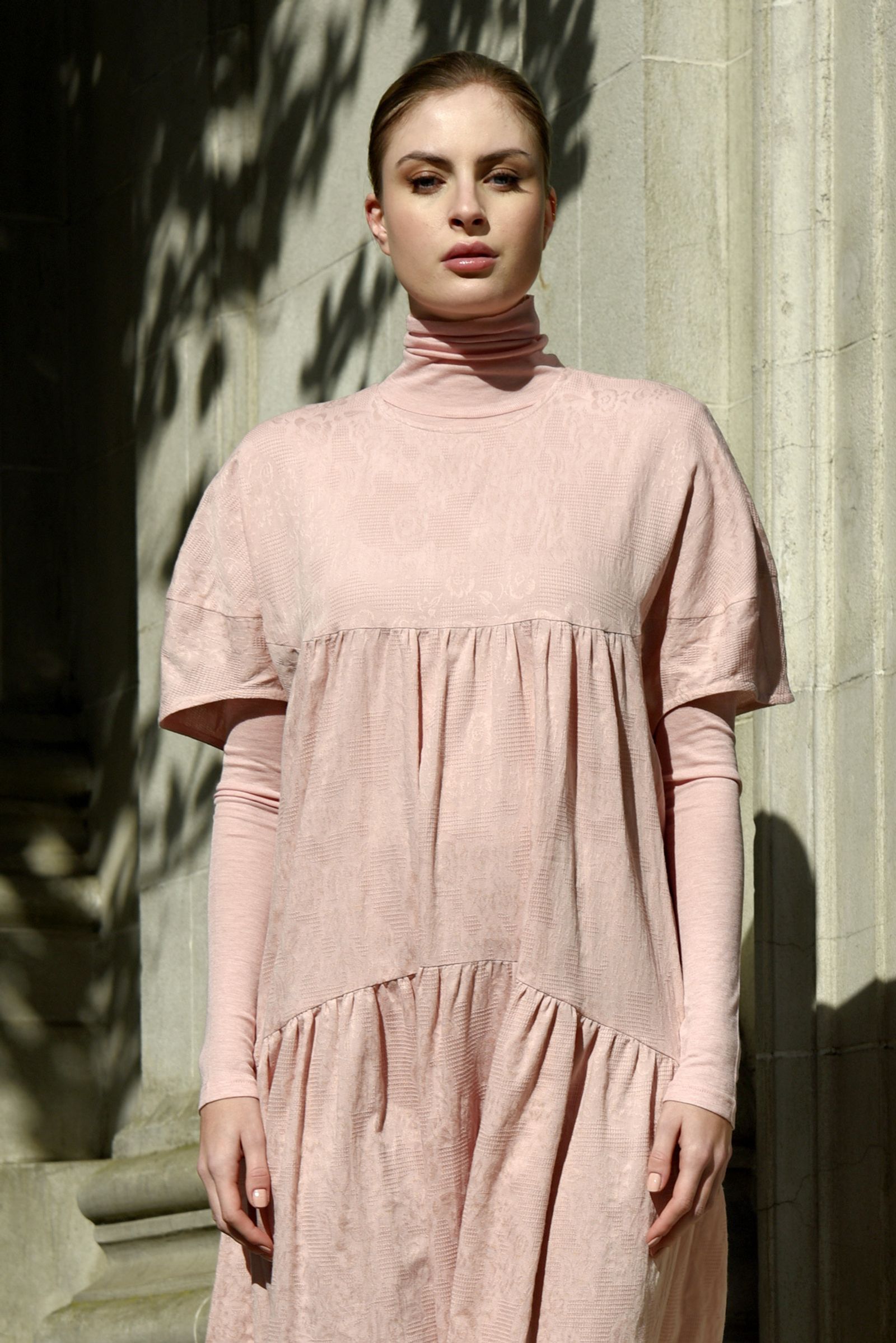 HOLY HECK TOP
								, 			ALL TIER ROUND DRESS