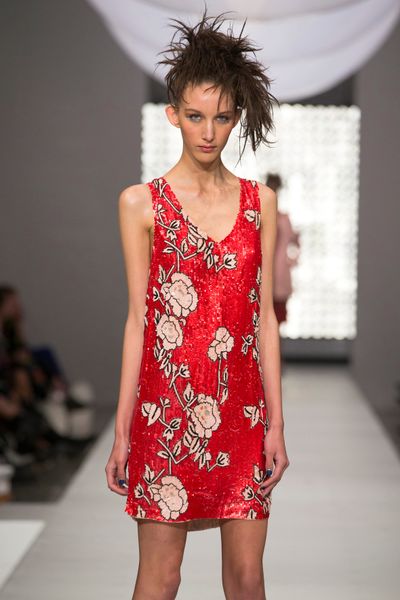 CRIMSON & CLOVER 'SCARLET LETTER' DRESS