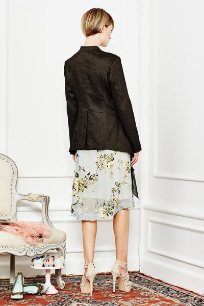 TOPIARY 'HEAR ME RAW' JACKET
								, 			HONEY DEW 'TIE THE KNOT' DRESS