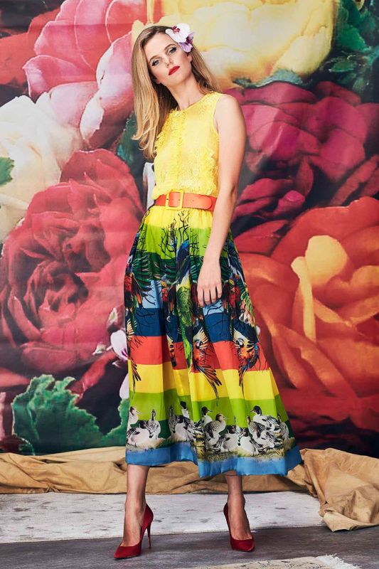 LEMON DELICIOUS TOP
								, 			SKIRT TIME LUCKY SKIRT