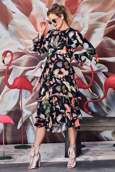 GOOD VIBRATIONS SUNGLASSES
								, 			FLOUNCE UP MY LIFE DRESS