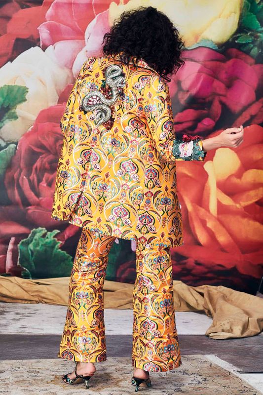 SNAKE CHARMER COAT
								, 			WIDE STRIDE PANT