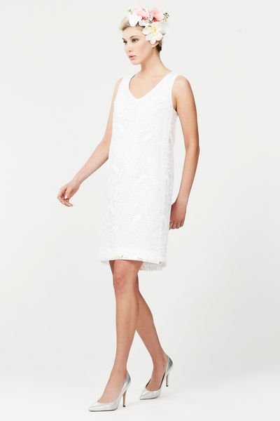 GARDEN PARTY 'NETTING NEEDLES' DRESS