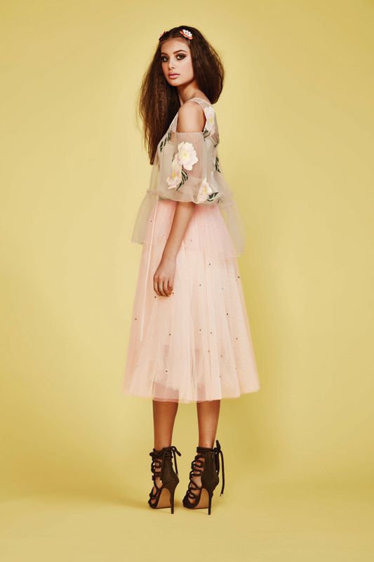 MELLOW ECHO TOP
								, 			MUCH TU TU ABOUT NOTHING SKIRT